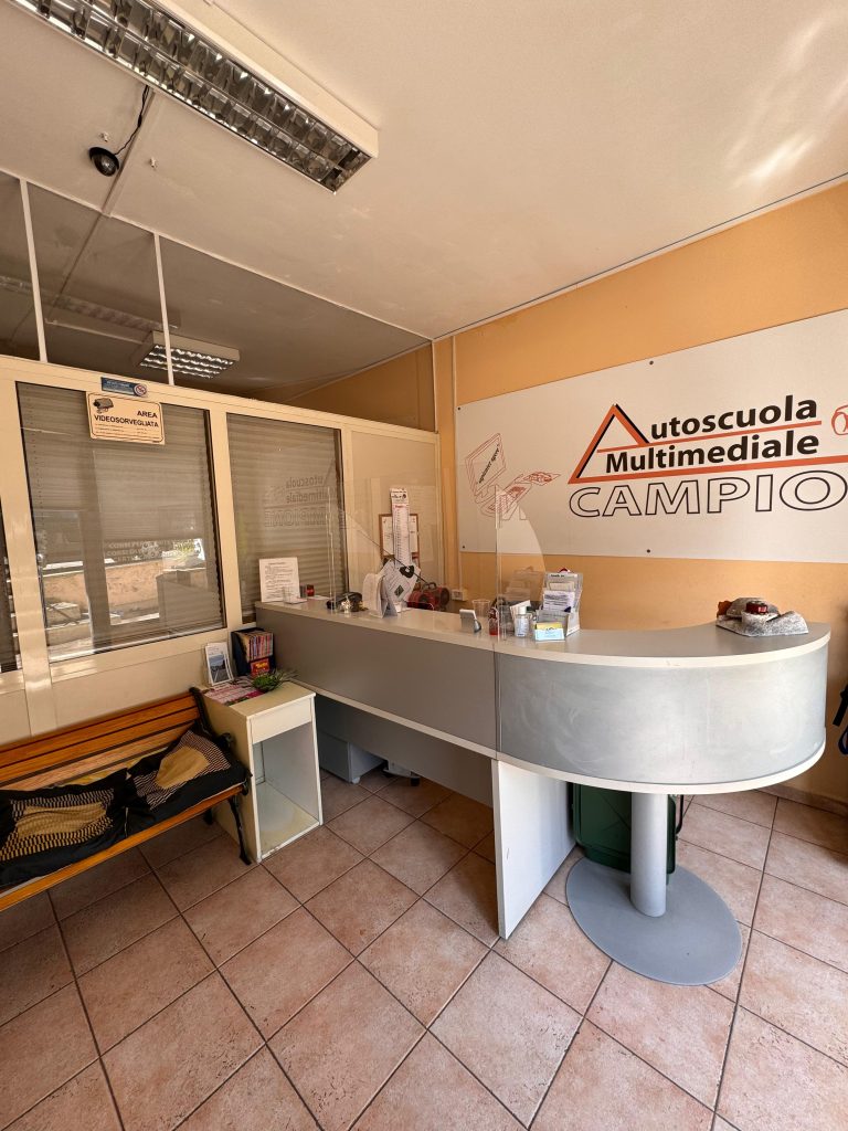 La reception di Autoscuola Campione a Trigoria